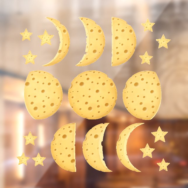 Lunar Phases Cheese Moon & Stars Fairytale Science (Sheet 2)
