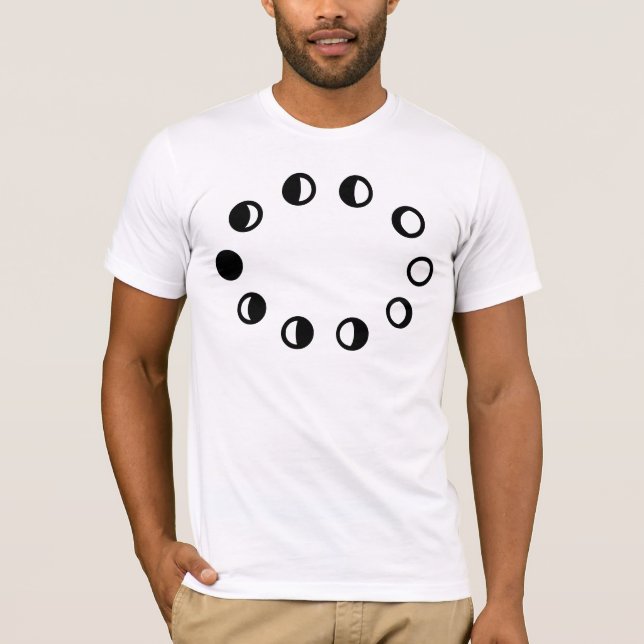 lunar phases T-Shirt (Front)