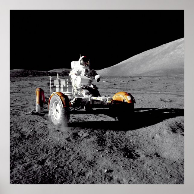 Lunar Rover, Apollo 17 Poster (Front)