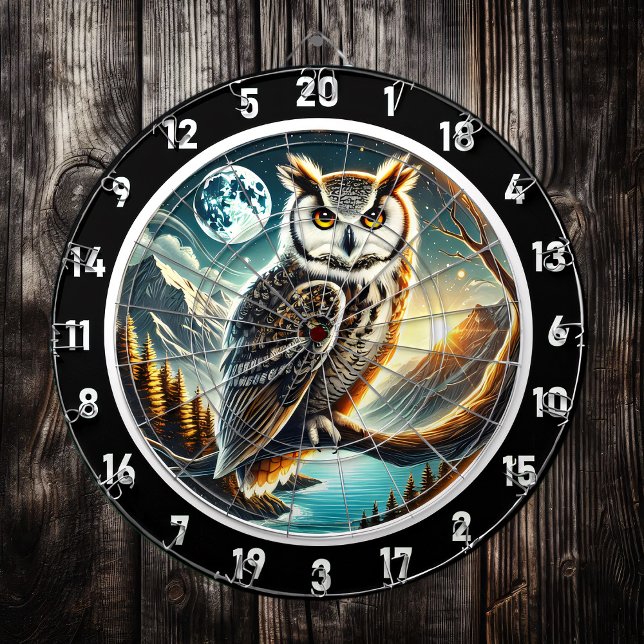 Lunar Sentinel Owl Dartboard Design (Creator Uploaded)