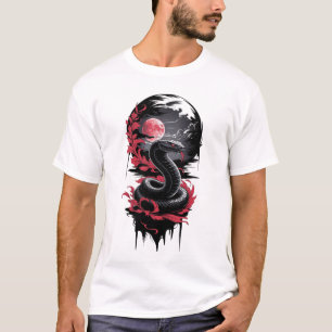 Lunar Serpent – Guardian of the Blood Moon T-Shirt