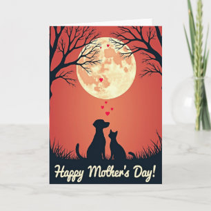 Lunar Silhouette Mother Love Card