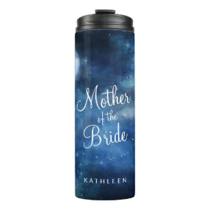 Lunar Sky Full Moon Celestial Mother of the Bride Thermal Tumbler
