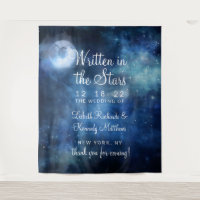 Lunar Sky Full Moon Celestial Star Wedding Welcome