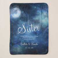 Lunar Sky Full Moon to the Sister Heartfelt Quote