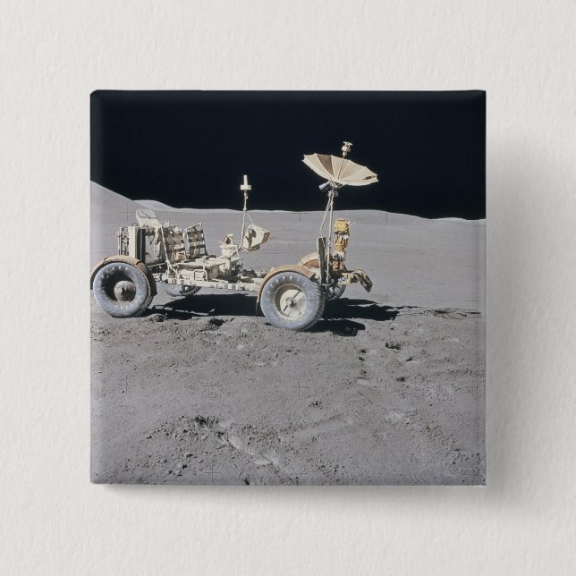 Lunar Vehicle 15 Cm Square Badge (Front)