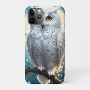Lunar Vigil: The White Snow Owl iPhone 11 Pro Case