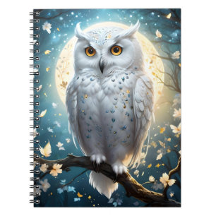Lunar Vigil: The White Snow Owl Notebook