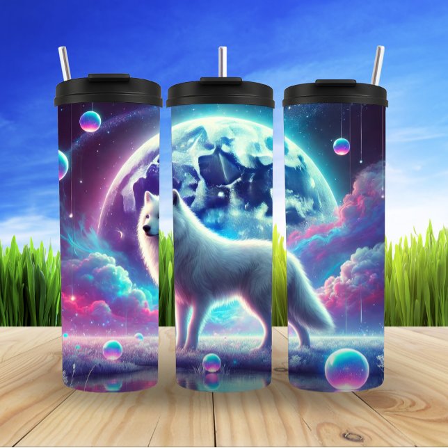 Lunar Wolf Dream Thermal Tumbler (Creator Uploaded)