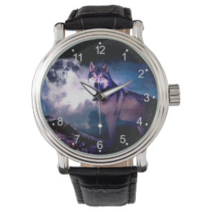 Lunar wolf watch