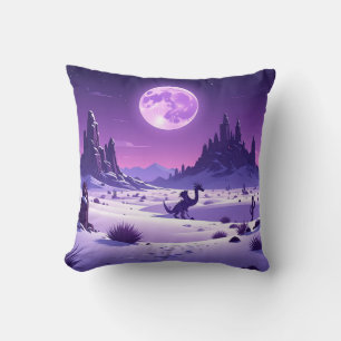 Lunar Wyrm Fleece Blanket – Purple Dragon Under th Cushion