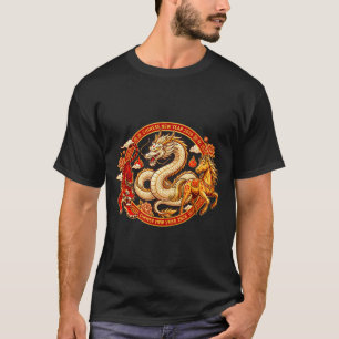 Lunar Zodiac Dragon Tiger Horse Harmony Chinese Ne T-Shirt