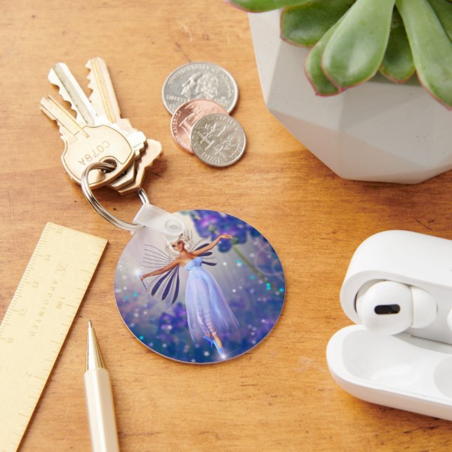 Lunaria, the Twilight Fairy Key Ring (Desk)