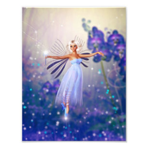 Lunaria, the Twilight Fairy Photo Print