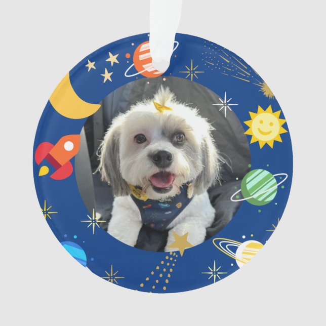 Luna's Annual Holiday Bash 2023 round ornament  (Front)