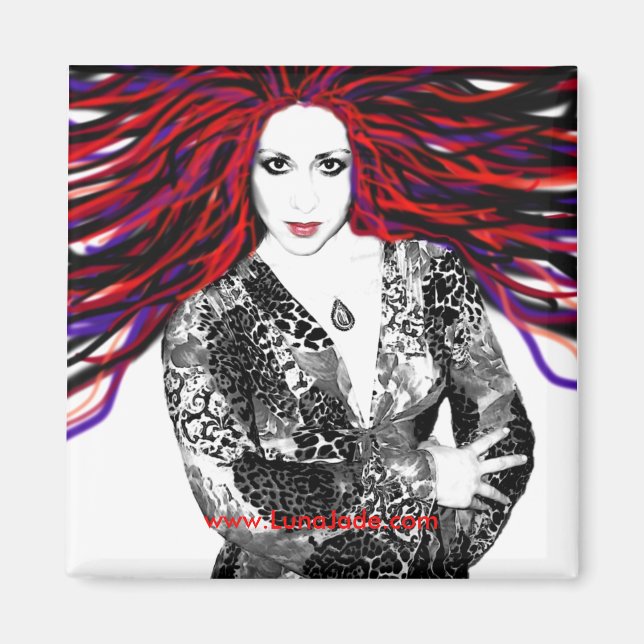 Luna's Wild Hair Magnet (Front)