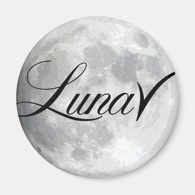 Lunatic Moon Magnet (Front)