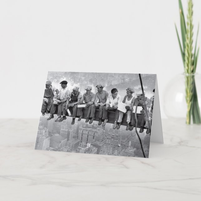 Lunch Atop A Skyscraper Card (Front)