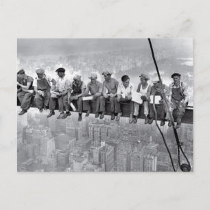 Lunch Atop A Skyscraper Postcard