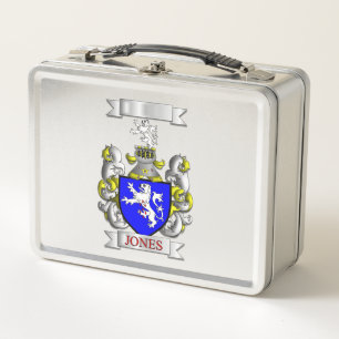 Lunch Box Jones Family Surname And Shield