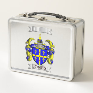 Lunch Box Jones Family Surname And Shield