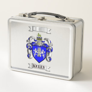 Lunch Box Kelly Irish Surname And Shield