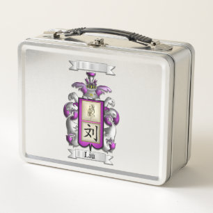 Lunch Box Liu Surname And Shield