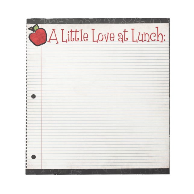 Lunch Box Love Note (Front)