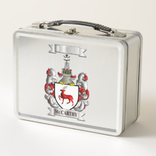 Lunch Box McCarthy Irish Surname And Shield