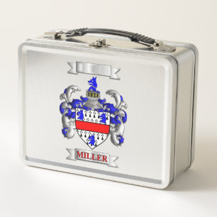 Lunch Box Miller Family Surname And Shield