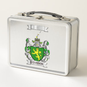 Lunch Box O'Connor Irish Surname And Shield