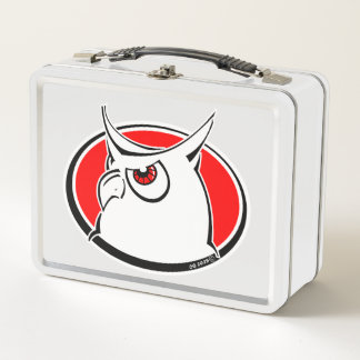 Lunch Box, White Metal Lunch Box