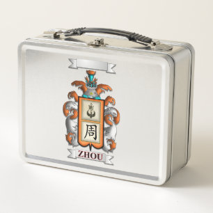 Lunch Box Zhou Surname And Shield