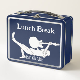 Lunch Break Rock Star Metal Lunch Box