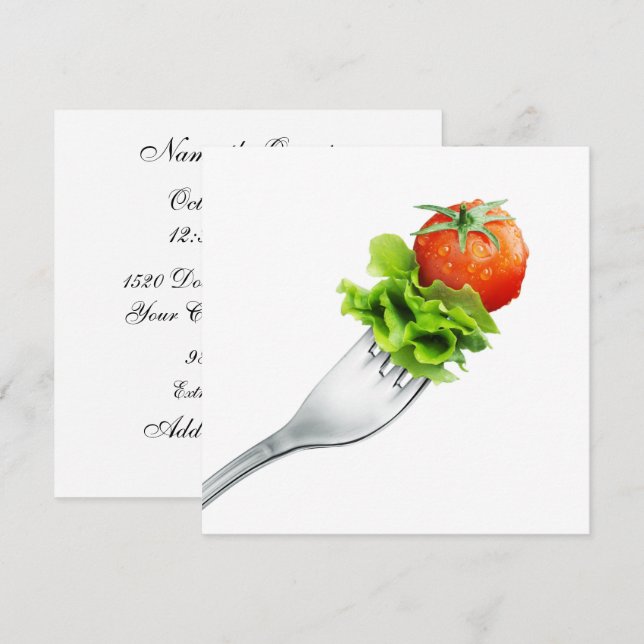 Lunch, Brunch, You Name It - SRF Invitation (Front/Back)