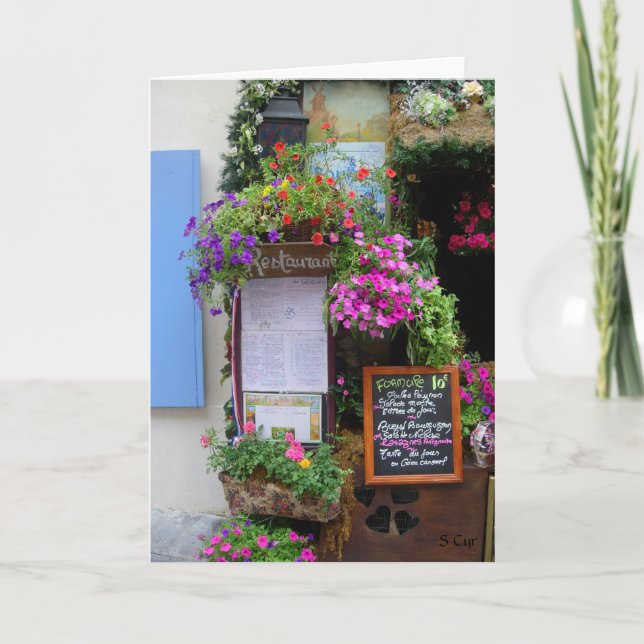 Lunch in Paris, S Cyr Card (Front)