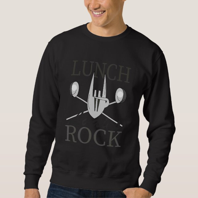 Lunch Ladies Rock Kitchen Cafeteria Worker School Sweatshirt (Front)
