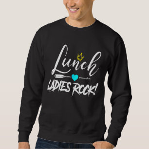Lunch Ladies Rock Lunch Lady Squad Back To School Sweatshirt