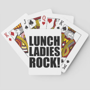 Lunch Ladies Rock Playing Cards