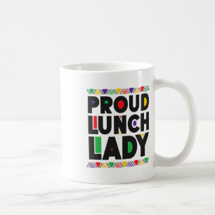 Lunch Lady African American Juneteenth Black Histo Coffee Mug