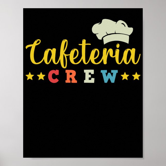Lunch Lady Cafeteria Crew Lunch Lady Poster (Front)