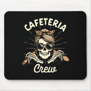 Lunch Lady Cafeteria Worker Squad Skeleton Cafeter Mouse Pad