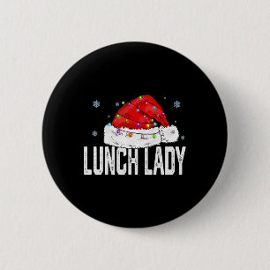 Lunch Lady Claus Christmas Women Family Matching G 6 Cm Round Badge