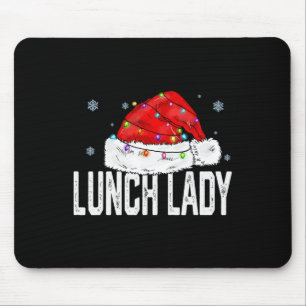 Lunch Lady Claus Christmas Women Family Matching G Mouse Pad