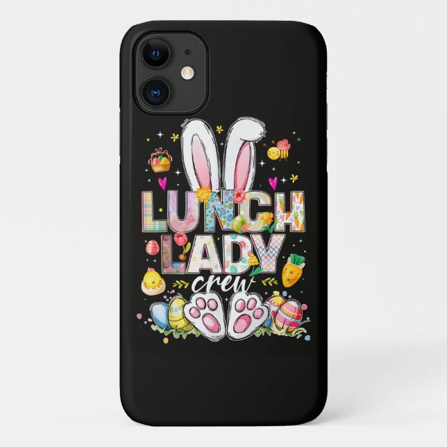 Lunch Lady Crew Funny Bunny Case-Mate iPhone Case (Back)