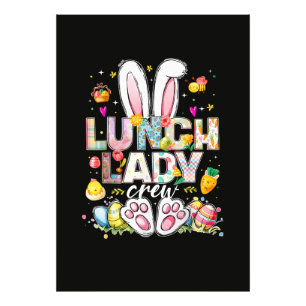 Lunch Lady Crew Funny Bunny Photo Print