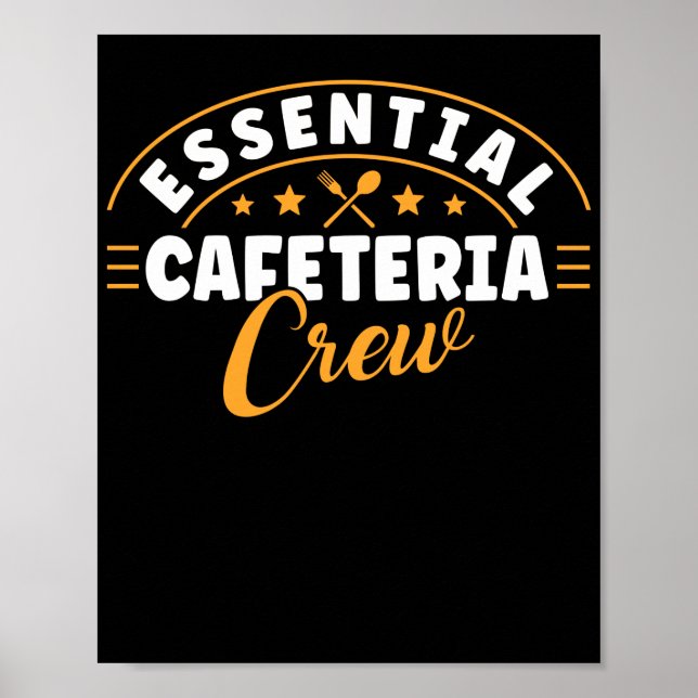 Lunch Lady Essential Cafeteria Crew Lunch Lady Poster (Front)