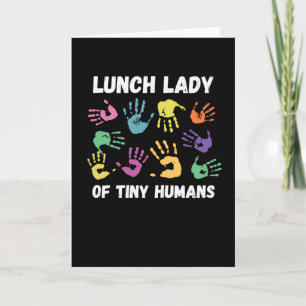 Lunch Lady Gift School Cafeteria Card