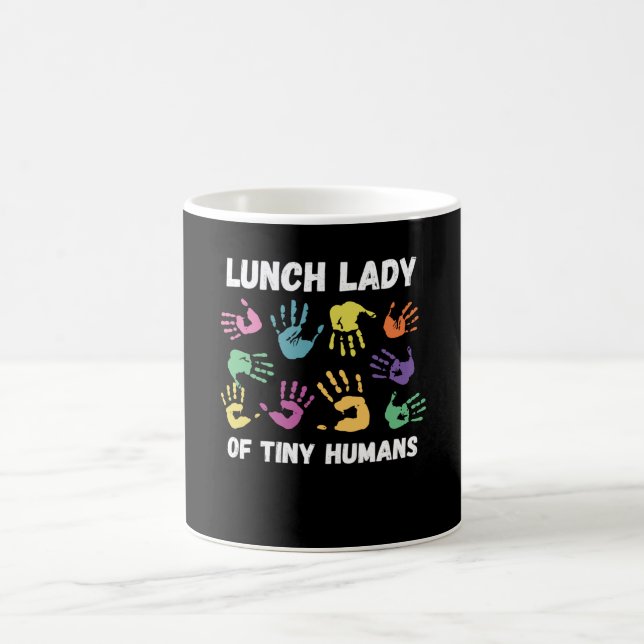 Lunch Lady Gift School Cafeteria Coffee Mug (Center)