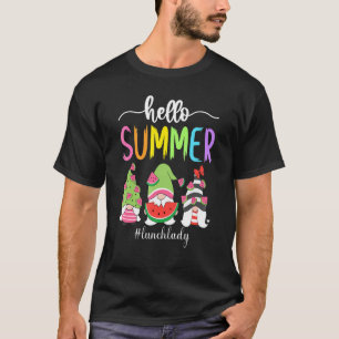Lunch Lady Goodbye School Hello Summer Vacation Gn T-Shirt